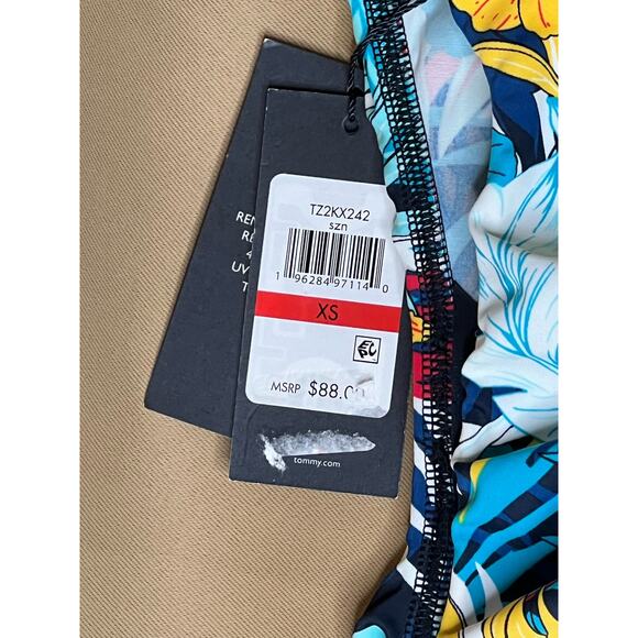 Tommy Hilfiger Aloha Sky Captain Ruffle Tankini Top XS NWT - Picture 5 of 5